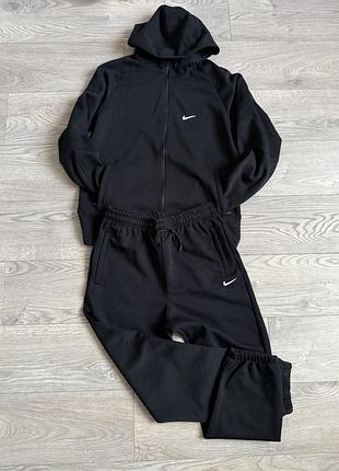 Чоловічий спортивний костюм nike чорний, чорний чоловічий, розмір м-2х