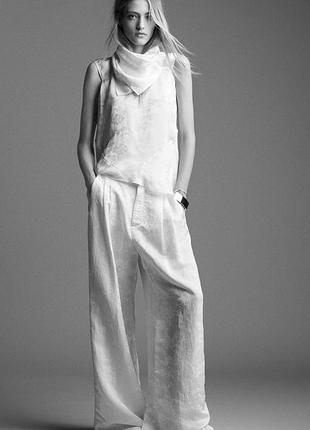 Zara брюки легкі + топ , костюм , s/m