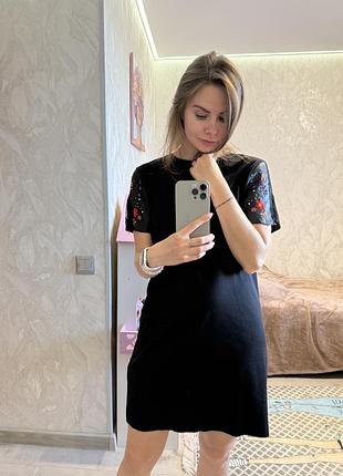 Чорне плаття zara