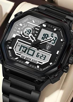 Наручний годинник poedagar dual black