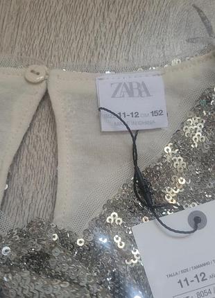 Платье zara с пайетками. 6