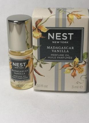 Nest new york madagascar vanilla perfume oil пафумована олійка, 3 мл