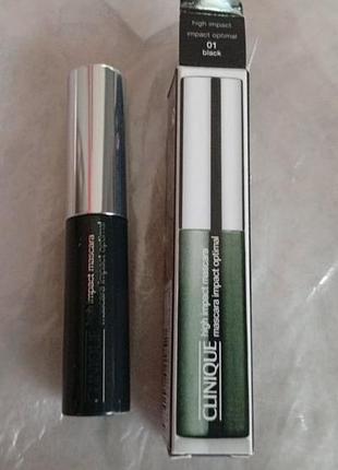Туш для вій 01 black clinique high impact mascara