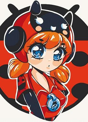 Картина за номерами "ladybug bea" art craft 15546-ac 30х30 см