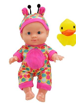 Дитяча лялька-пупс "cute baby" hx623-5/7 з іграшкою рожевий