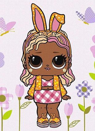 Картина за номерами "l.o.l. surprise! hiphop4lyfe bossbunny" kho1103, 40х40 см