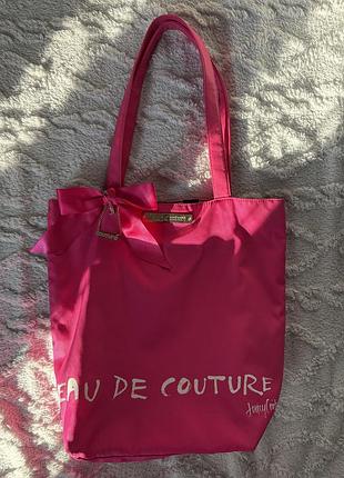 Сумка шопер juicy couture малинова