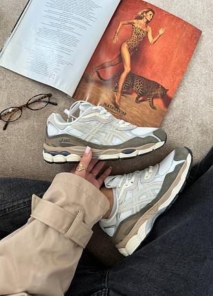 Asics gel-nyc white brown