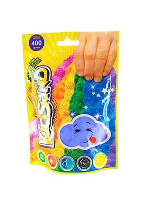 Кінетичний пісок "kidsand" ks-03-03 пакет 400 гр синій