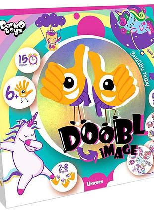 Розважальна настільна гра "doobl image" dbi-01-01u укр. мовою єдинороги