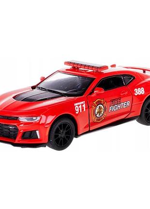 Колекційна машинка "chevrolet camaro zl1" kt5399wpr(red) масштаб 1:42