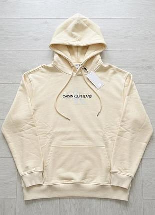 Худі оверсайз жовте calvin klein