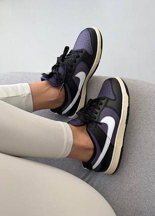 😍 жіночі кросівки nike sb dunk | purple black premium (2)