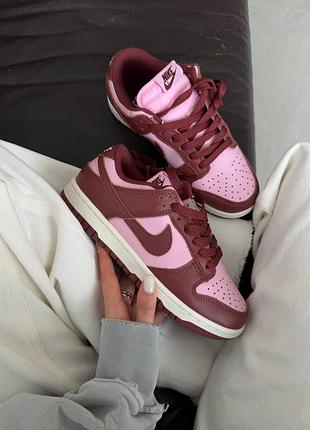 😍 женские кроссовки nike sb dunk | brown/pink premium (10)