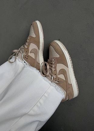 😍 жіночі кросівки nike sb dunk | low light brown suede premium (4)