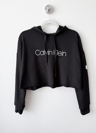 Кроп-худи calvin klein черный