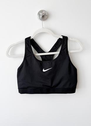 Nike чорний спортивний топ