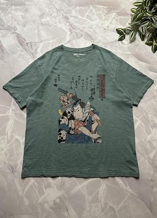 Футболка uniqlo mfa boston в японському стилі