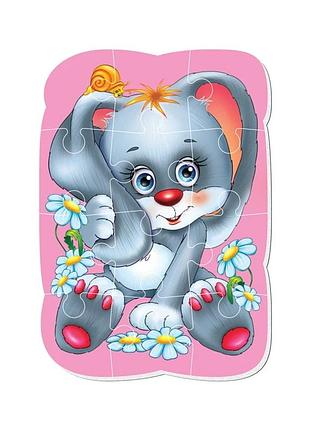 Магнітні пазли малюк зможе "зайчик" vladi toys vt3301-03 а5, укр