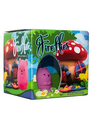 Набір для творчості "fireflies - ведмедик" 30412 світильник, маса для ліплення