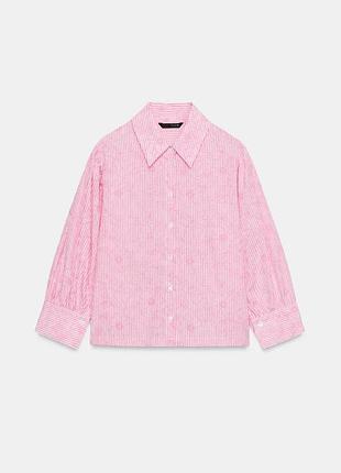 Сорочка рубашка блуза zara зара