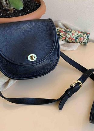 Шкіряна сумка крос боді coach