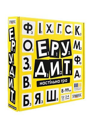 Настільна гра strateg ерудит українською мовою (30619)