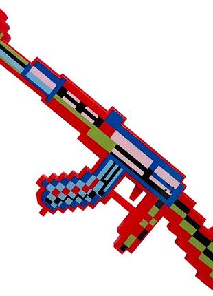 Дитяча іграшка автомат "minecraft" mсr-a(red) світлові та звукові ефекти