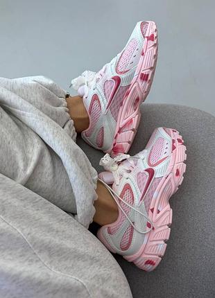 😍 женские кроссовки nike zoom v5 rnr | pink / white lace (7)