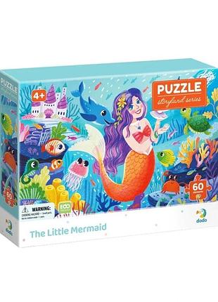 Пазл дитячий "русалонька" dodo toys 300712, 60 елементів