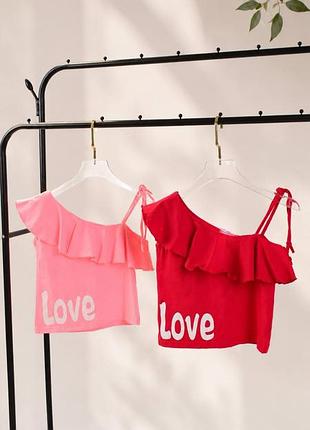 Дитячий топ малинового кольору m,s, xl, 2xl