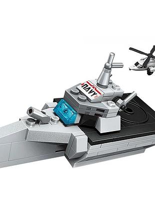 Конструктор "військова техніка" qman 1411 littoral combat ship