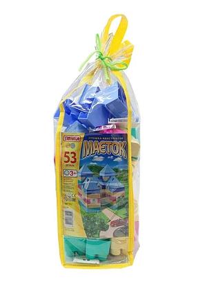 Дитячий конструктор "маєток" юніка 71139 53 деталі