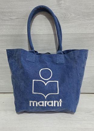 Фирменный джинсовый шоппер isabel marant
