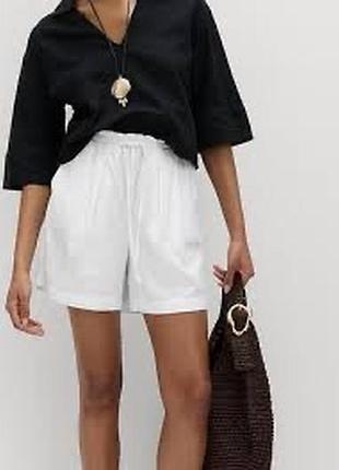 Шорты белые h&m