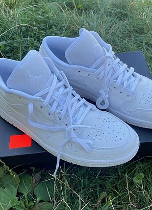 Кроссовки кеды buty nike air jordan 1 low m 553558-130 - 45.5 / 29.5 см nike jordan оригинал