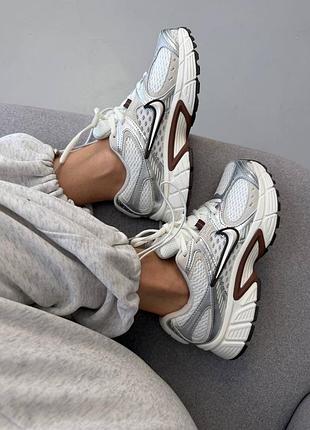 😍 женские кроссовки nike zoom v5 rnr | cream / brown / silver (8)