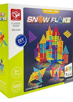 Дитячий набір конструктора "snow flake" 188-692, 100 деталей