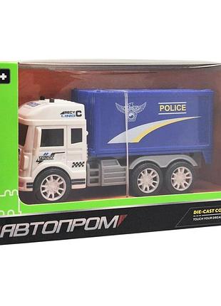 Дитяча ігрова машинка поліція автопром ap7473(blue3) пластик
