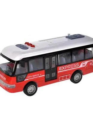 Дитячий інерційний автобус ym-9907f(red) 19х6,5х8 см