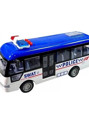 Дитячий інерційний автобус ym-9906f(blue) 19х6,5х8 см