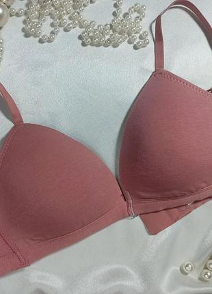 80b базовый бесшовный бюстгальтер без косточек primark в оттенке пристальной розы 🌸