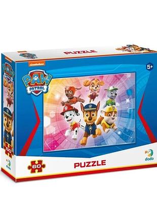 Пазл дитячий "paw patrol рятувальна команда" 200146, 60 елементів