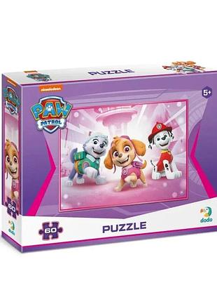 Дитячі пазли paw patrol "еверест, скай та маршал" dodo 200148 60 елементів