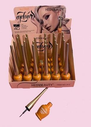 Водостойкая подводка для глаз hedy beauty 4d