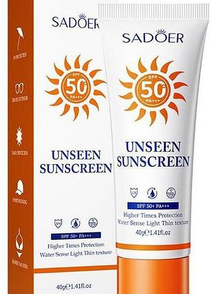 Сонцезахисний крем sadoer spf50, 40 г