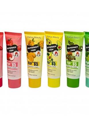 Сонцезахисний крем-праймер kaliya beauty для обличчя spf 65, 50 мл