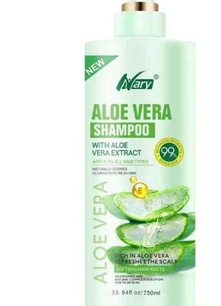 Шампунь з алое вера nary aloe vera shampoo, 750мл