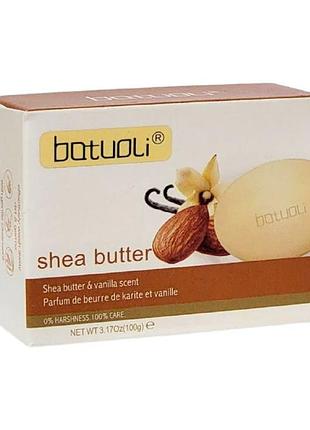 Крем-мило batuoli sea butter з маслом ши та ароматом ванілі, 100г