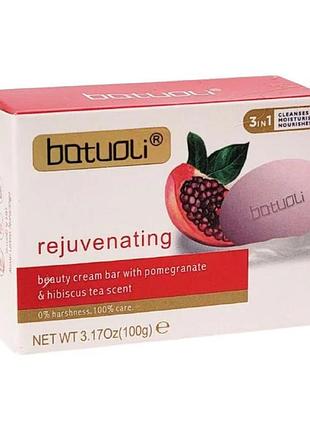 Крем-мило batuoli rejuvenating з гранатом і гібіскусом, 100г